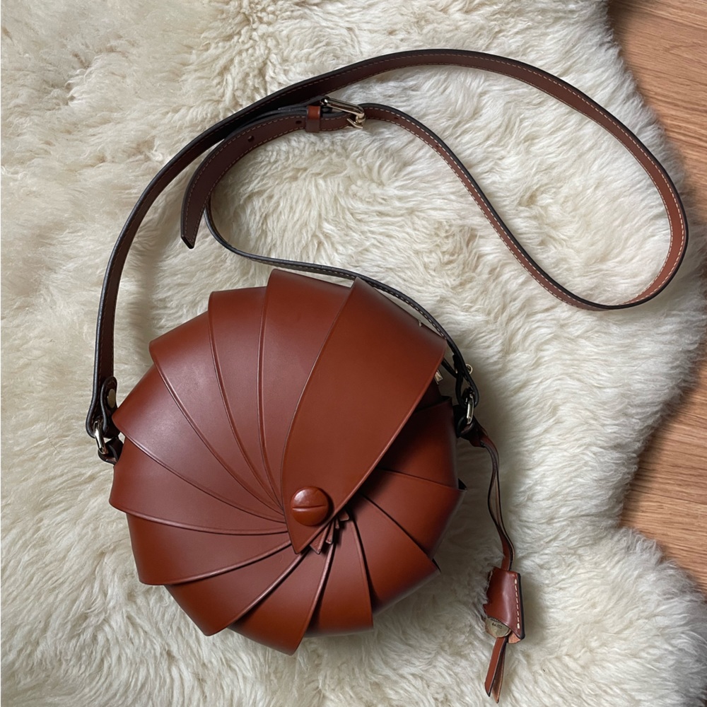 Boldrini Selleria Opera Round Shell Bag EUC
